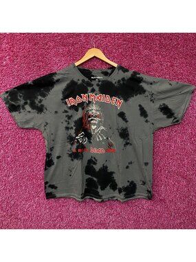 Iron Maiden "A Real Dead One" Tie-Dye Graphic T-Shirt 2XL